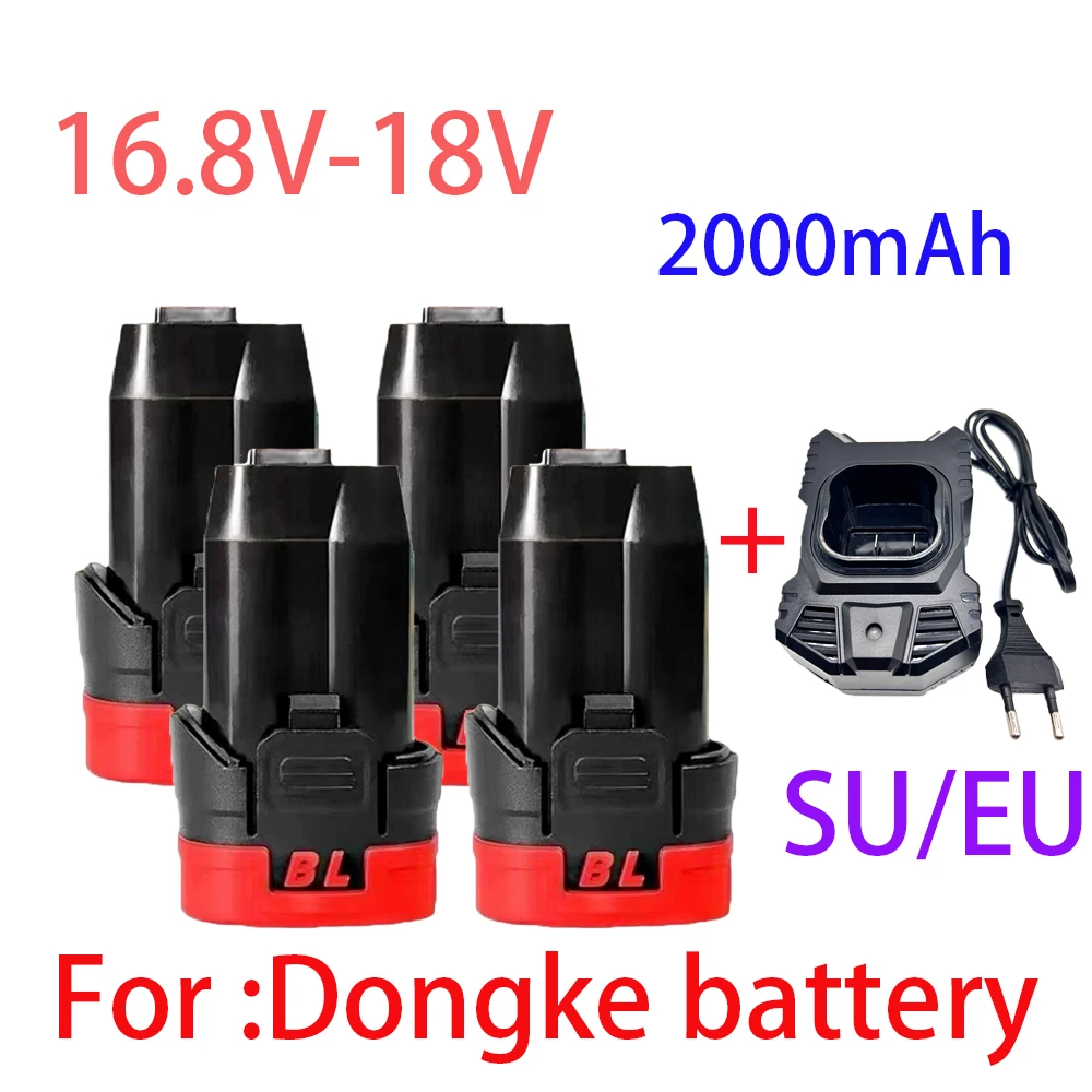 Batería nueva de 16,8 V/18V 100% para batería Dongke JAVN, pistola de acero pequeña sin escobillas, arrancador, arrancador de batería de litio sin escobillas