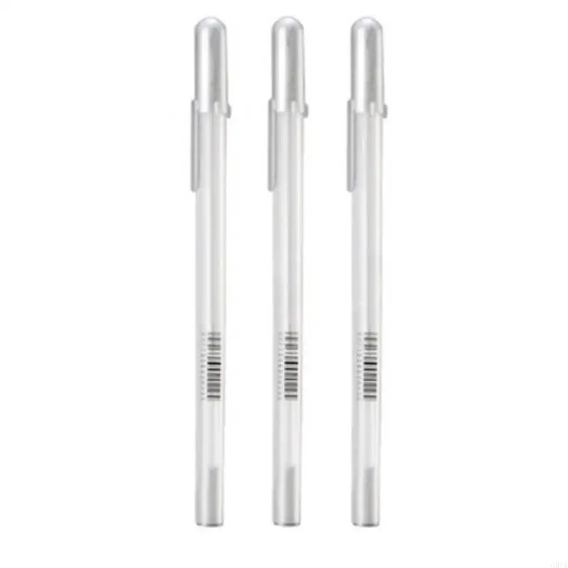 G8TA 3PEECES Белые гелевые ручки Highlighter Pen Artist Set Set Kids Diy Pens