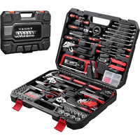 198 Piece Household Tool Set,General Home/Auto Repair Hand Tool Kit with Hammer, Pliers, Wrenches,