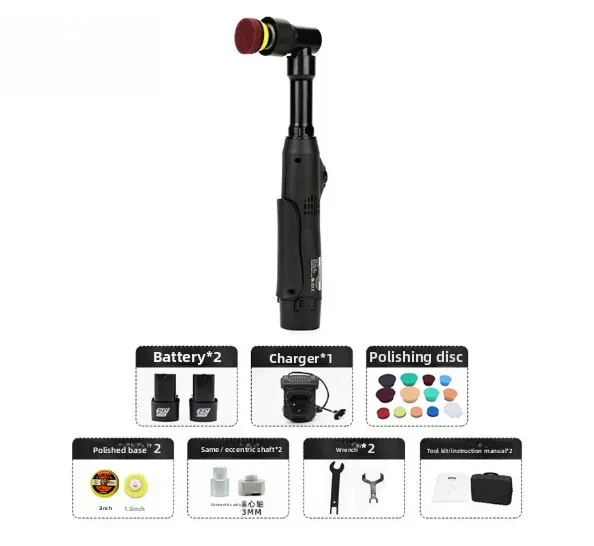 

12 В полировщик беспроводной двойной полировщик для детализации автомобиля инструменты для кузова автомобиля RO/Da с комплектом губчатых подушечек