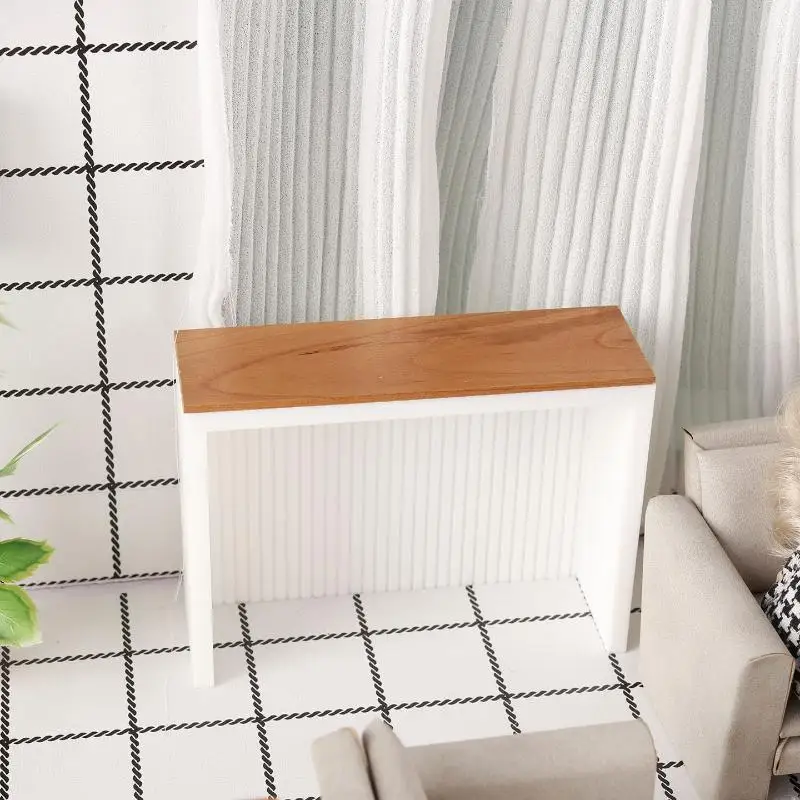 Miniature Sideboard/TV Cabinet 1/12 Dollhouse Storage Rack Scene Decor Toy For Doll House Accessories
