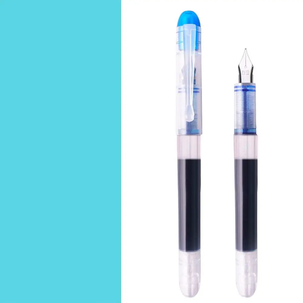 

Перьевая ручка большой емкости для каллиграфии, быстросохнущие ручки с чернилами для письма, 0,5 мм, многоцветная прямая жидкая ручка для студентов