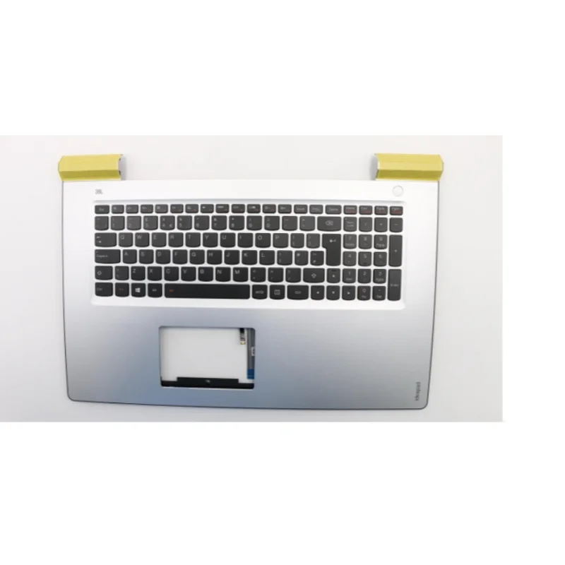 New Laptop Parts for ideapad 700-17 700-17ISK laptop UK Palmrest Upper Case Backlight with Keyboard C-Cover Silver 5CB0K93620