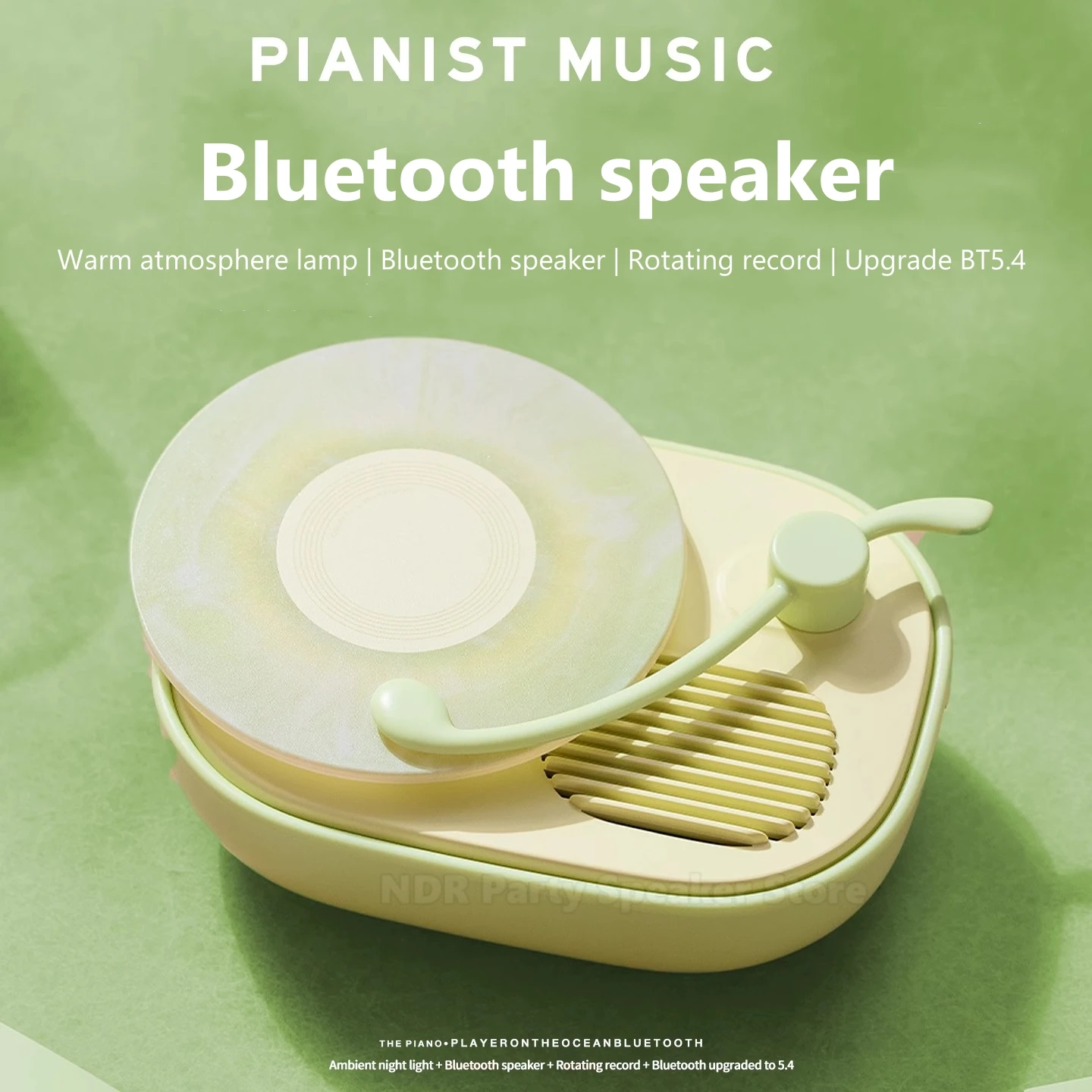 

Retro Streamer Bluetooth Speakers Niche Atmosphere Lamp Desktop Nightlight Is Suitable for Boys and Girls Birthday Gifts