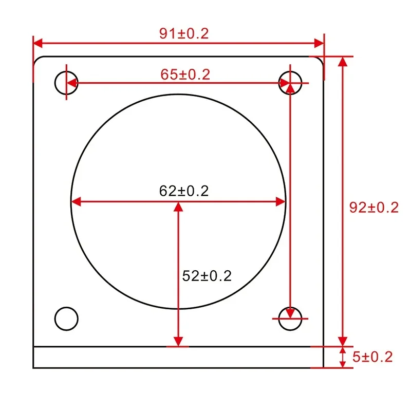 80 base motor accessories, DC brushless motor bracket, horizontal installation right angle fixed installation base