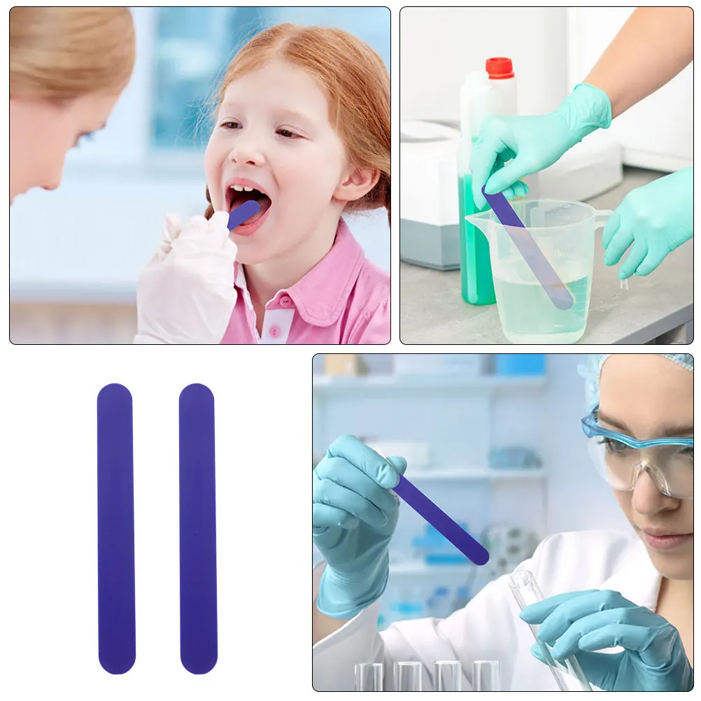 

50 Pcs Spatula Tongue Holder Sticks Stirring Rod Oral Swab Pp Stabilizing Device Accessories
