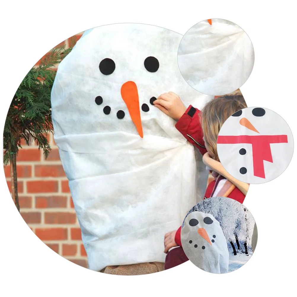 2 قطعة غطاء شجرة عيد الميلاد قوي غير المنسوجة المواد الحرس أشجار الحديقة من الحطام الصقيع مثالية لعرض عطلة الشتاء في الهواء الطلق #4