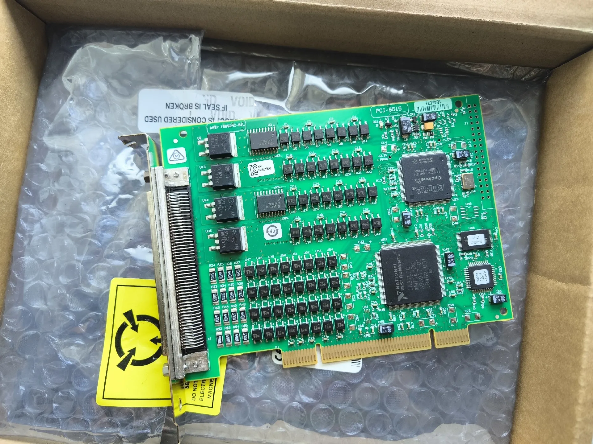 NI PCI-6515 Capture Card, Brand New, With Box Manual Driver CD