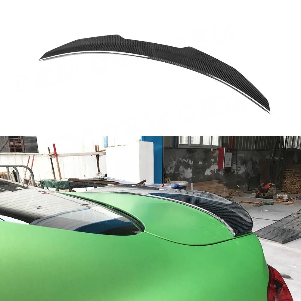 

CKMUUER Dry Carbon Fiber Trunk Spoiler Body Kits Rear Spoiler Boot Lip Wing For BMW 1 Series E82 1M Coupe Sedan 2008-2012 FRP