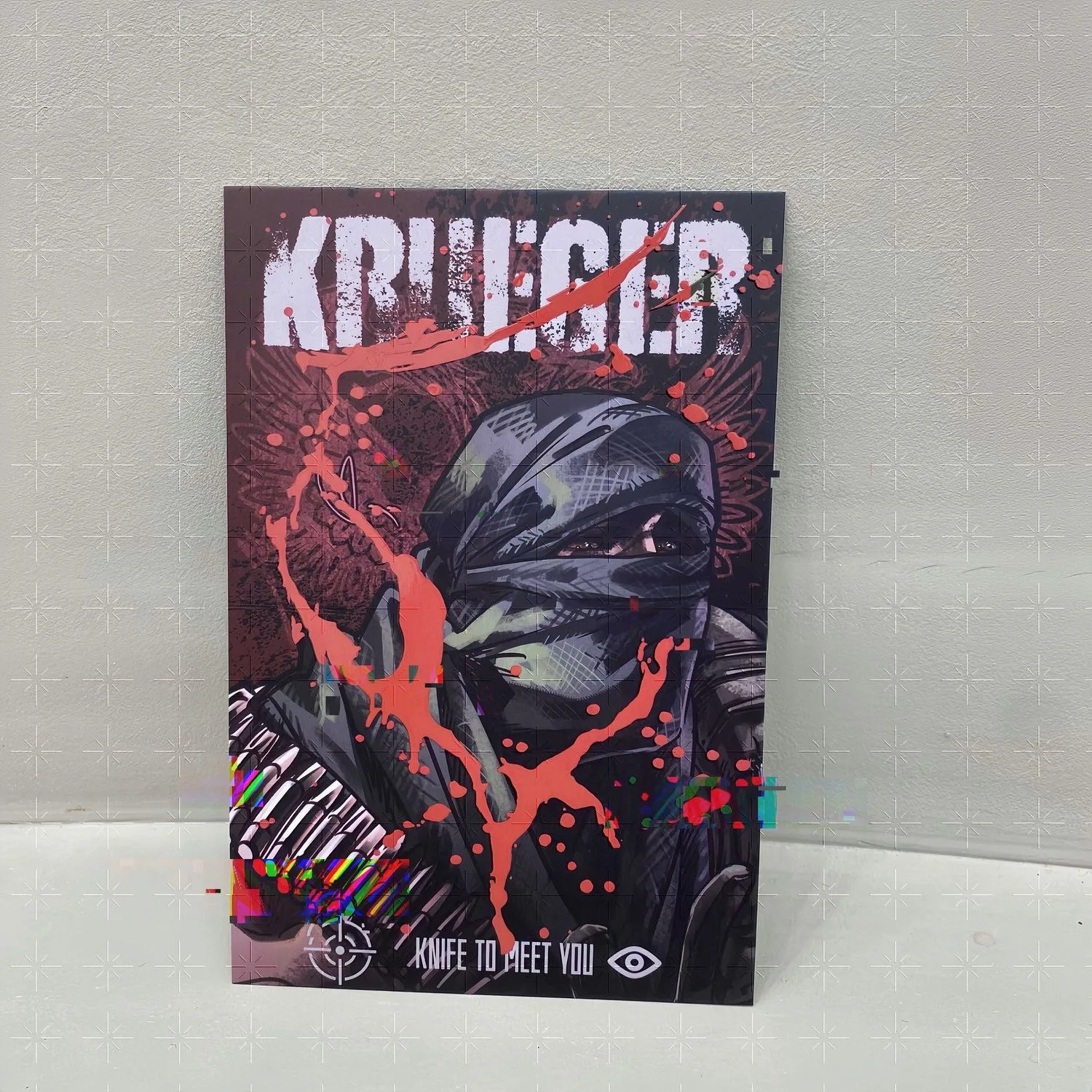 لعبة COD Call of Duty التأثيرية الطرفية Krueger UV بطاقة بريدية لتزيين وادي Krueger doujinshi