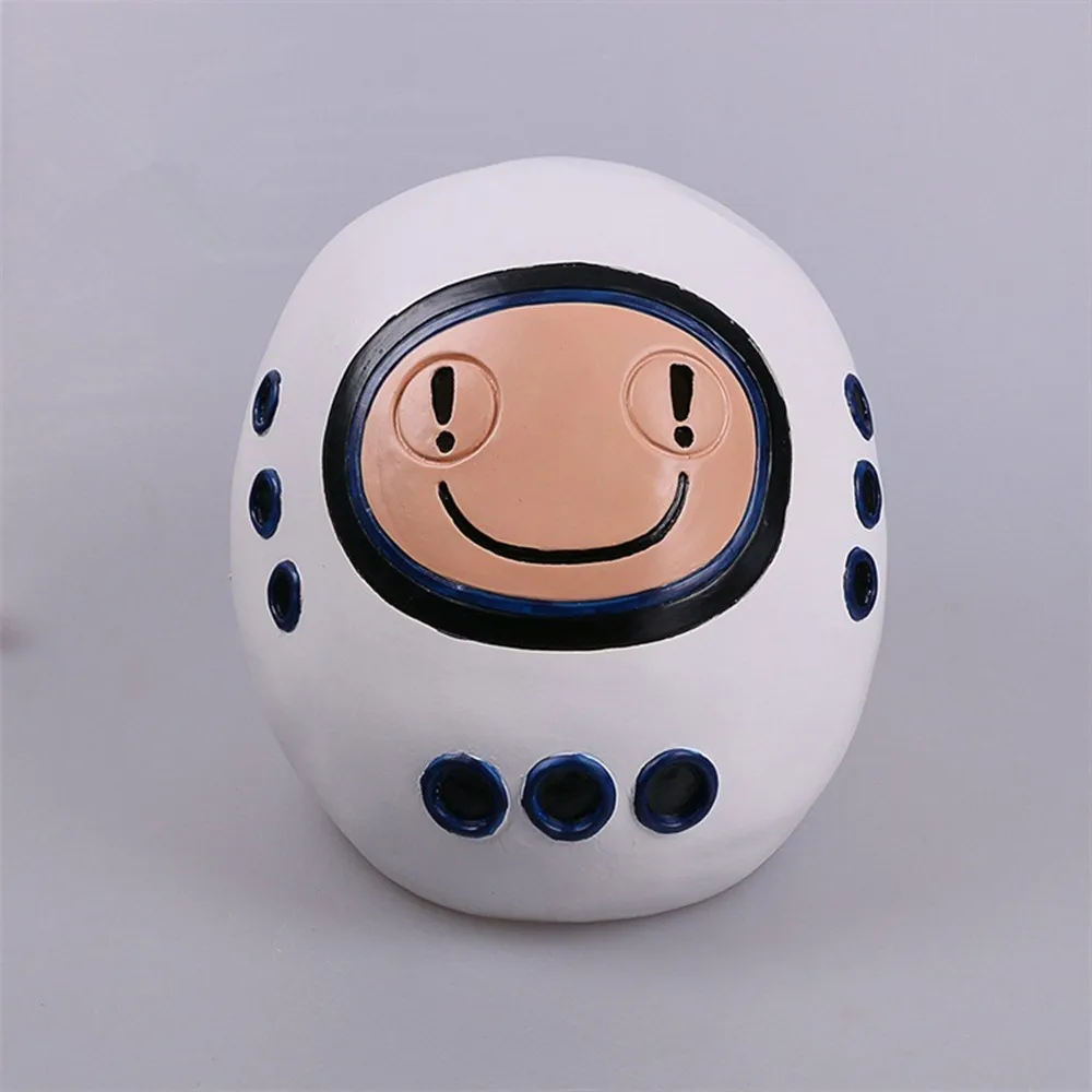 Cute Robot Mask for Film and Television, White Headgear, Surrounding Props, Halloween Party Props