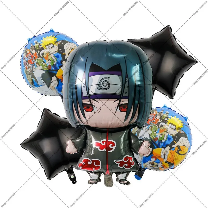 Balony dekoracyjne na przyjęcie urodzinowe Naruto, dekoracje na baby shower, balony z motywem Kakashi, Itachi, kreskówki, anime, gadżety i akcesoria.