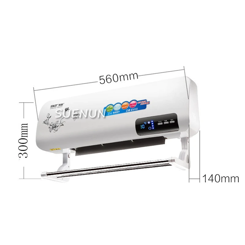 سخان المنزلية الحائط مسخن الهواء الحمام مقاوم للماء سرعة سخان الحرارية المرحاض الكهربائية مسخن الهواء الساخن
