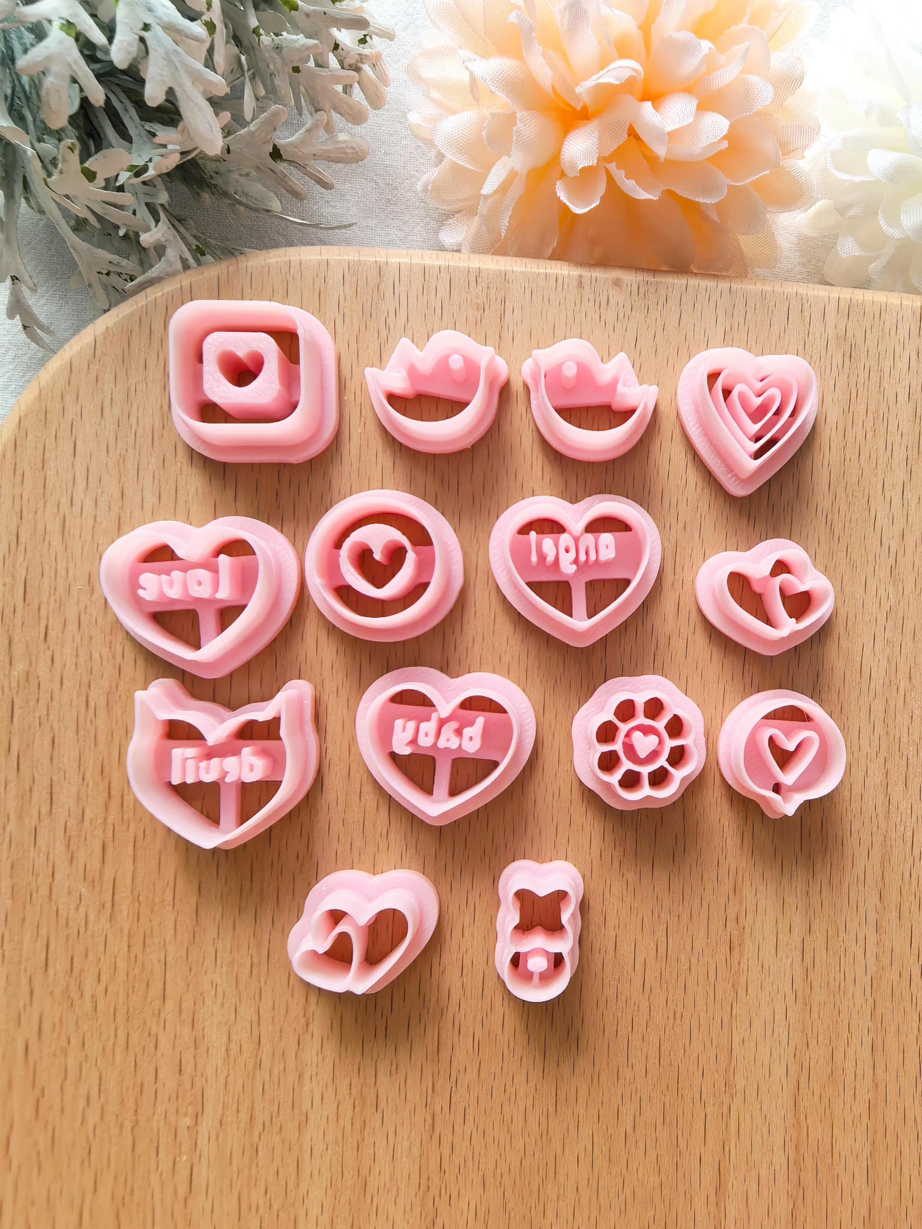 

Valentine's Day Mini Love Bird Polymer Clay Cutter Clay Cutting Molds DIY Earrings Jewelr Making Hand Tools Soft Clay Tools Set