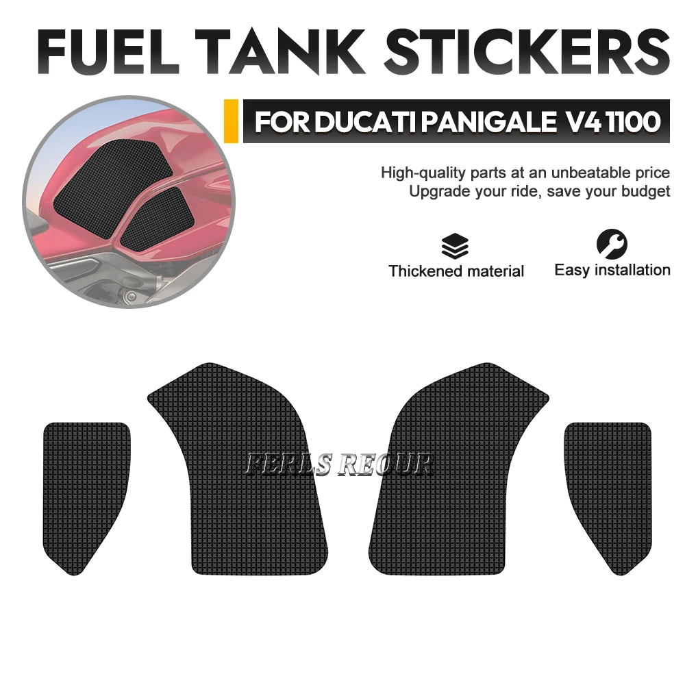 

Motorcycle sticker For Ducati panigale v4 1100 2018-2021 Fuel tank sticker nitiskid wearproof waterproof Scratch-resistant