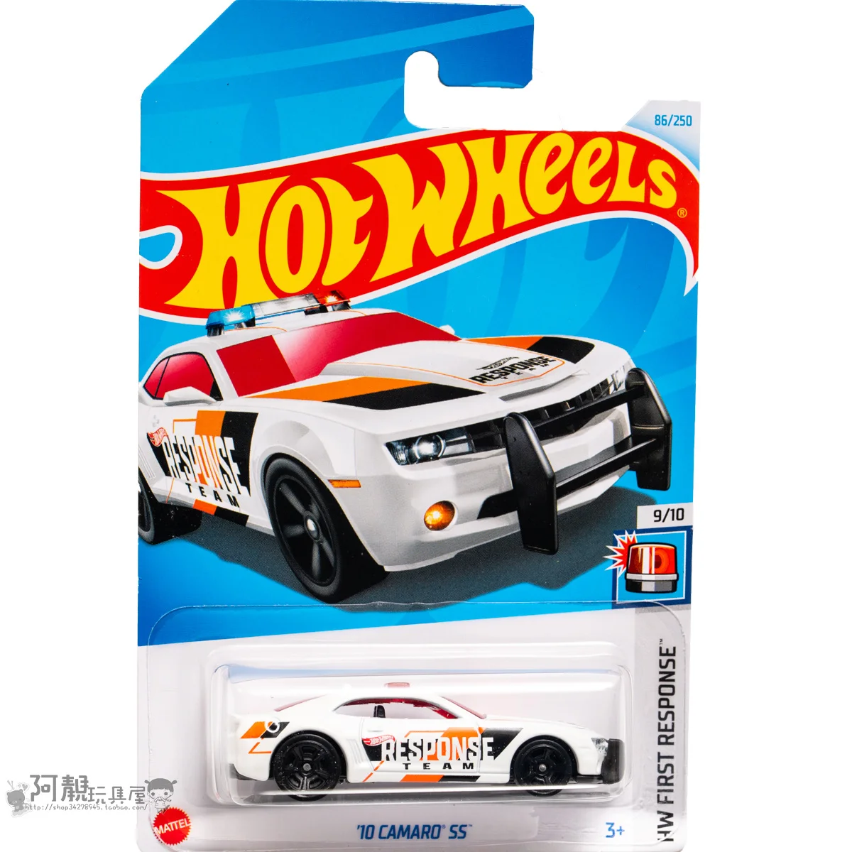 Mattel Hot Wheels Car \'10 CAMARO SS  Diecast 1/64 Toys Boys Police Car HW FIRST RESPONSE Vehicles Model Collection Birthday Gift