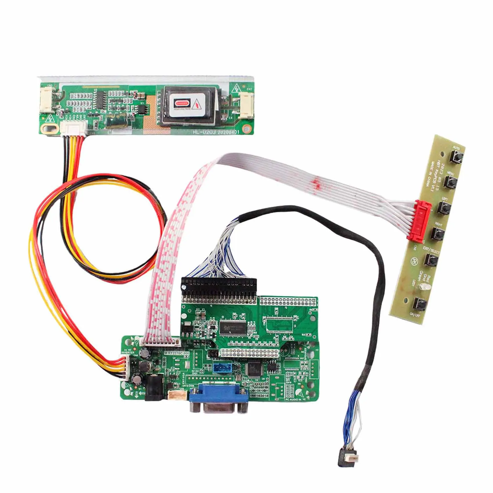 Vga To Lvds Ttl Converter Board Rt2270C-806 Vga Lcd Driver Board For 10.4