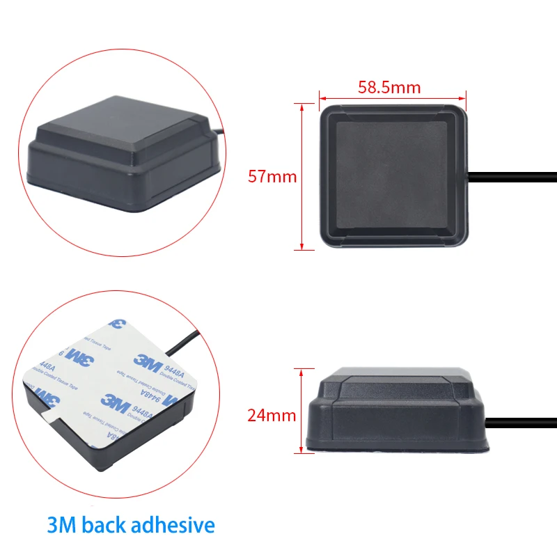 High Precision Antena Centimeter Posicionamento, 7-Frequency GNSS, Measuring Aerial, 42dBi Amplificador, L1 + L2 + L5, 3 satélite por satélite, RTK