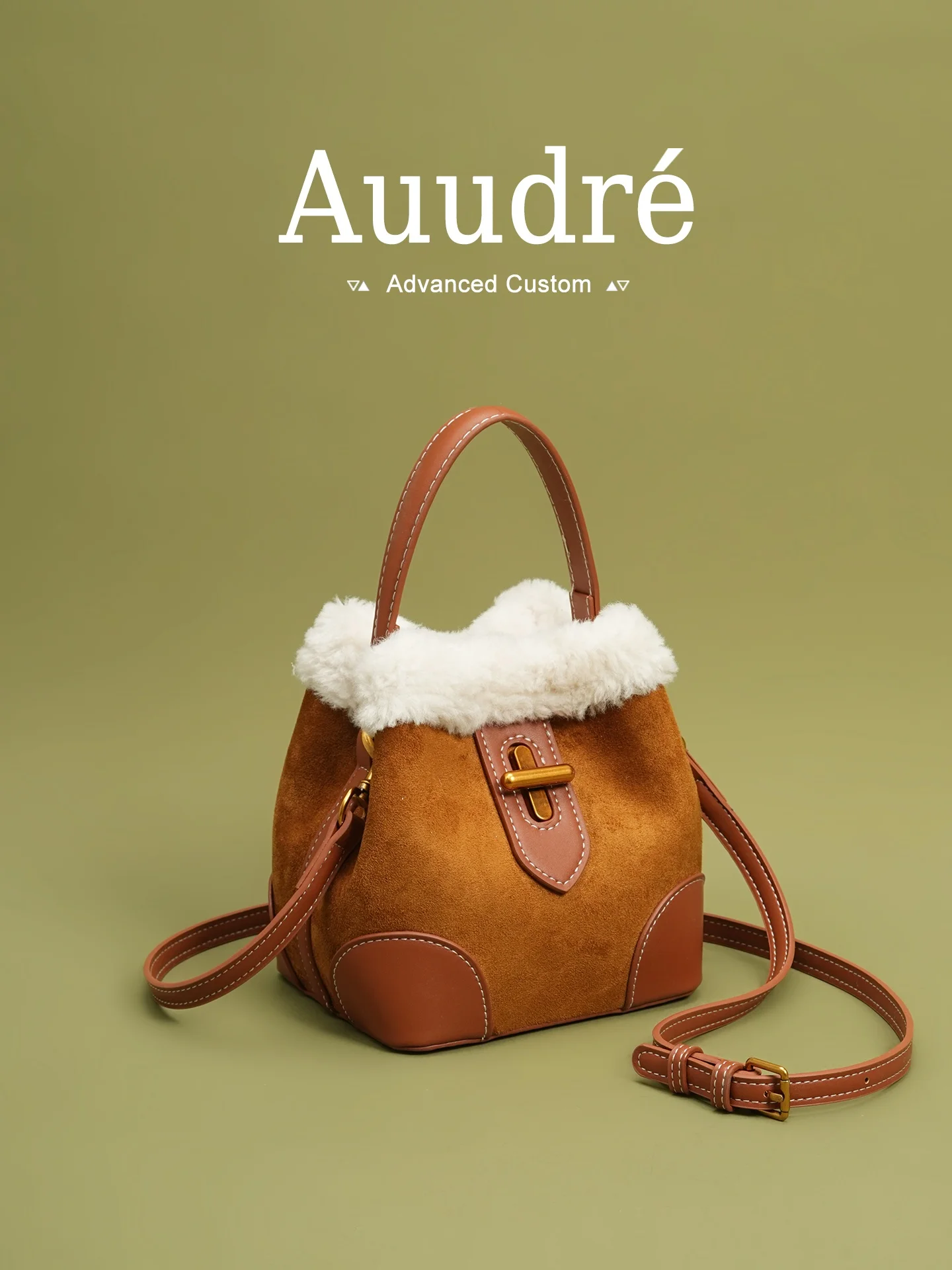 

Auudre High Quali Vintage Handheld Buet Bag Women's New 2026 Summer Commuter Crossbody Small Handle Bag
