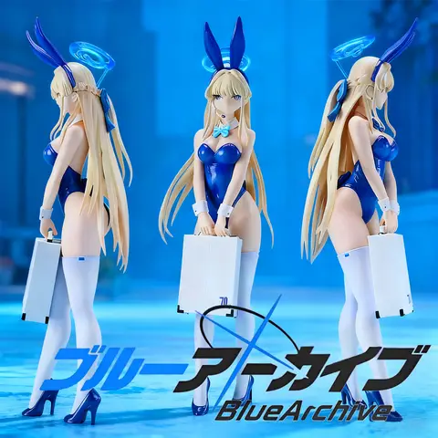 Blue Archive Anime Figure Action Bunny Girl Model Statue Boys Collection Figurine Adult Model Ornament  Model Toy gift