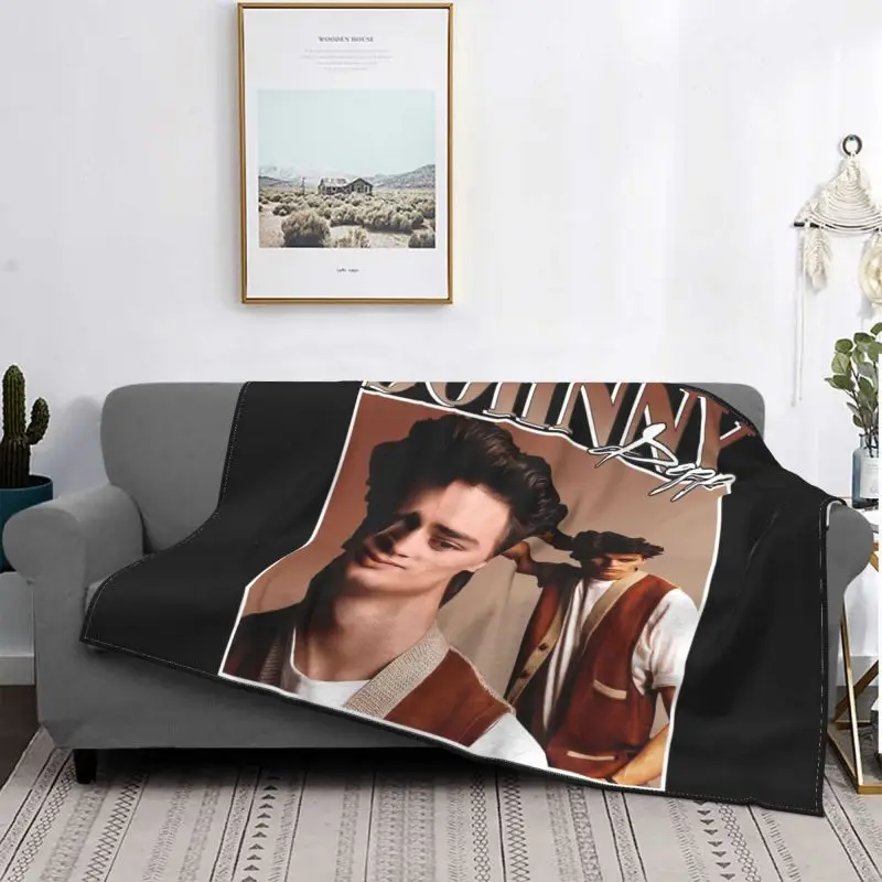 Johnny Depp,90'S Blanket High Bedspread On The Sofa Faux Fur Throw Home Decotation