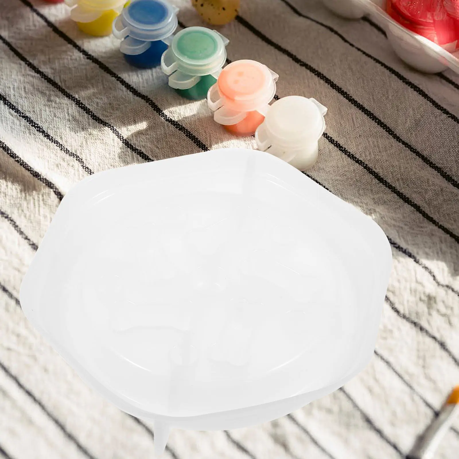 

Силиконовая форма для миски для животных, 1 шт., гибкая, многоразовая, для рукоделия, с рельефным узором, креативные цвета, силиконовая форма для миски для животных