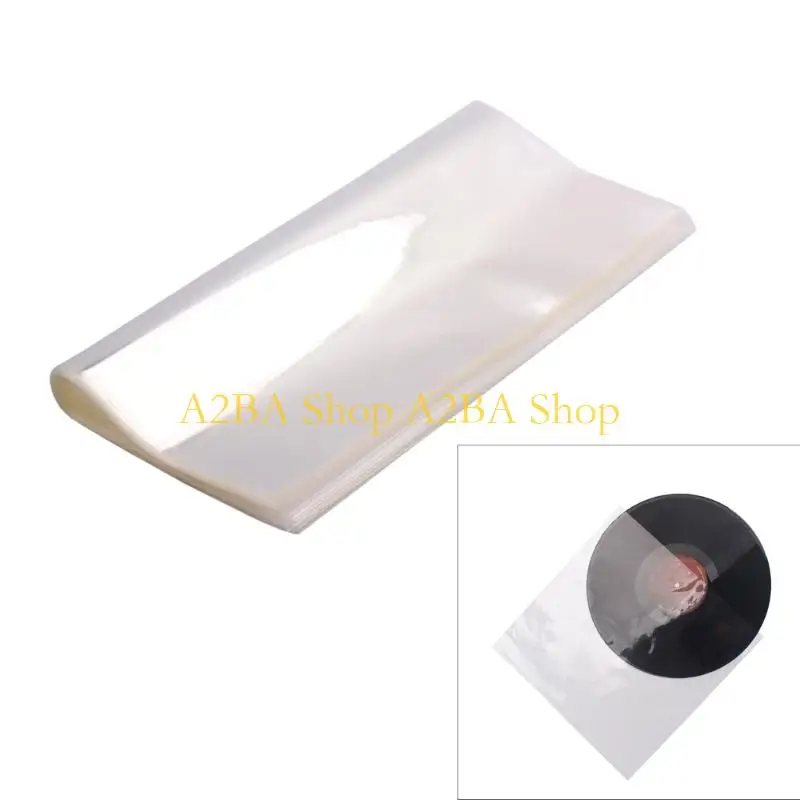 

A2BA Pack Of 50 Clear Plastic Record Sleeves Album Covers Protectors For 12x12Inch Albums