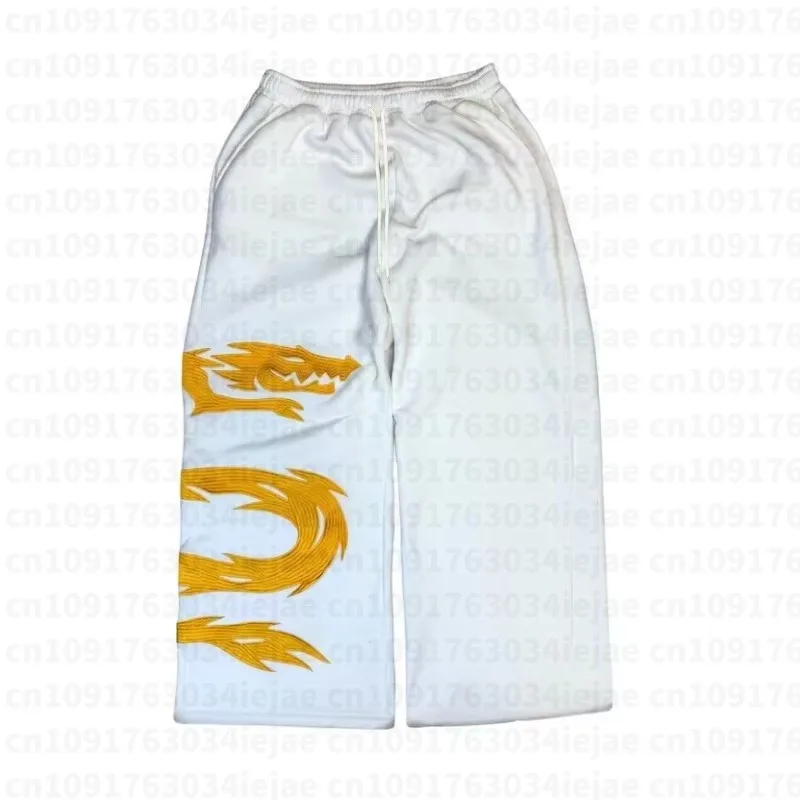2026 Y2K Anime High Street Cosmetic Print Wide-Leg Trousers Trendy Daily Streetwear for Men Children Fashionable Casual Pants