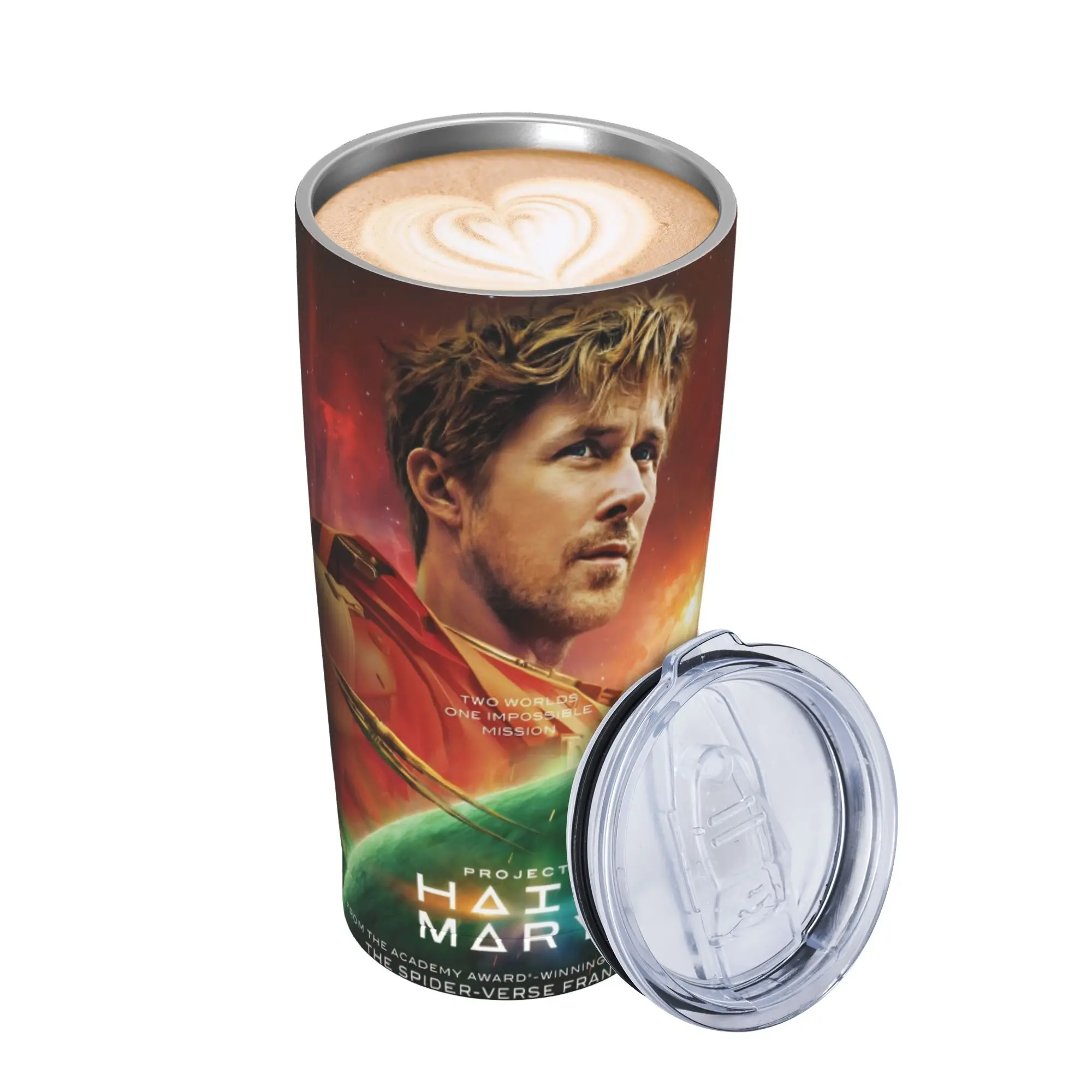 Project Hail Mary Movie 2026 Tumbler Vacuum Insulated  Thermal Cup Stainless Steel Office Home Mugs Water Bottle 20oz