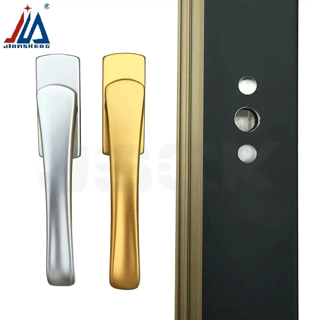 Ultra Slim Square Spindle Flat Crank Window Handle for Insect Screen And Thermal Break Windows - Easy Crank Operation