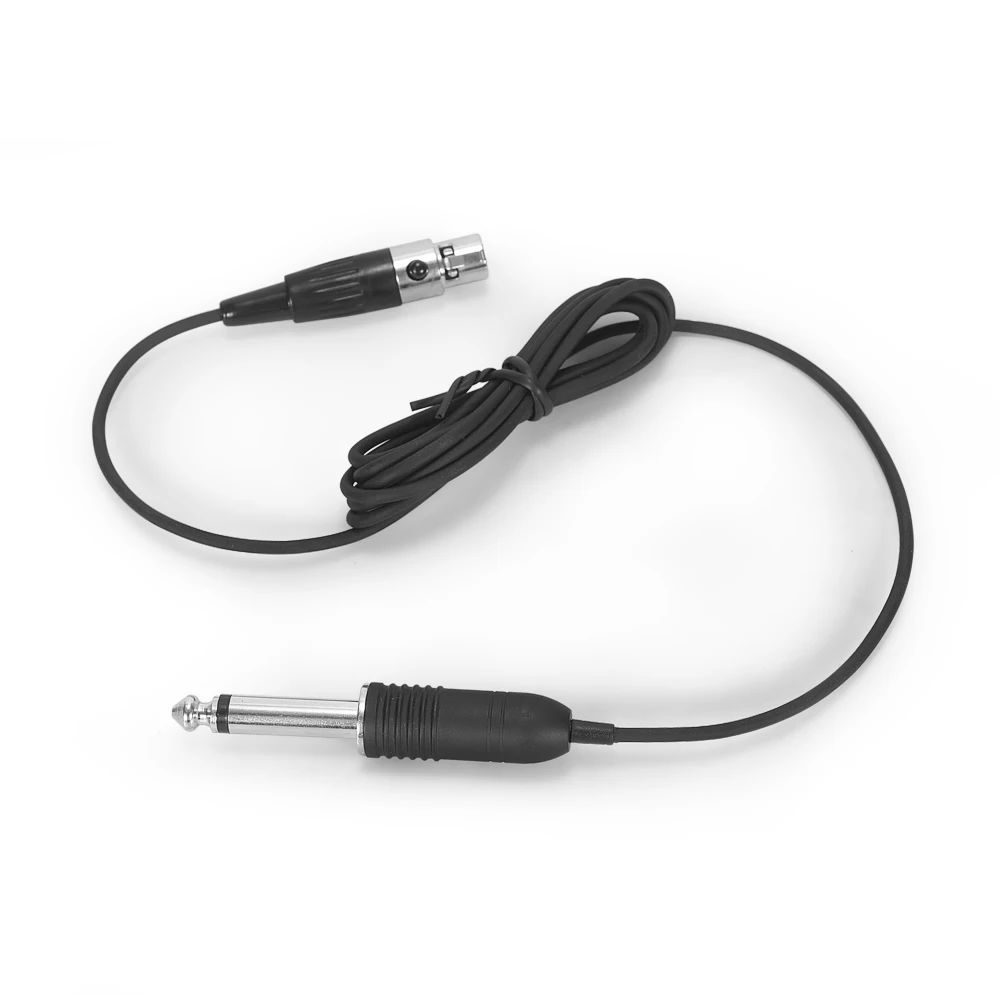 Iiimymic Guitar Bass Instrument Music Cable Mini 4Pin XLR TA4F to 1/4 6.5mm 6.35mm for Shure Body Pack Transmitter - view 4