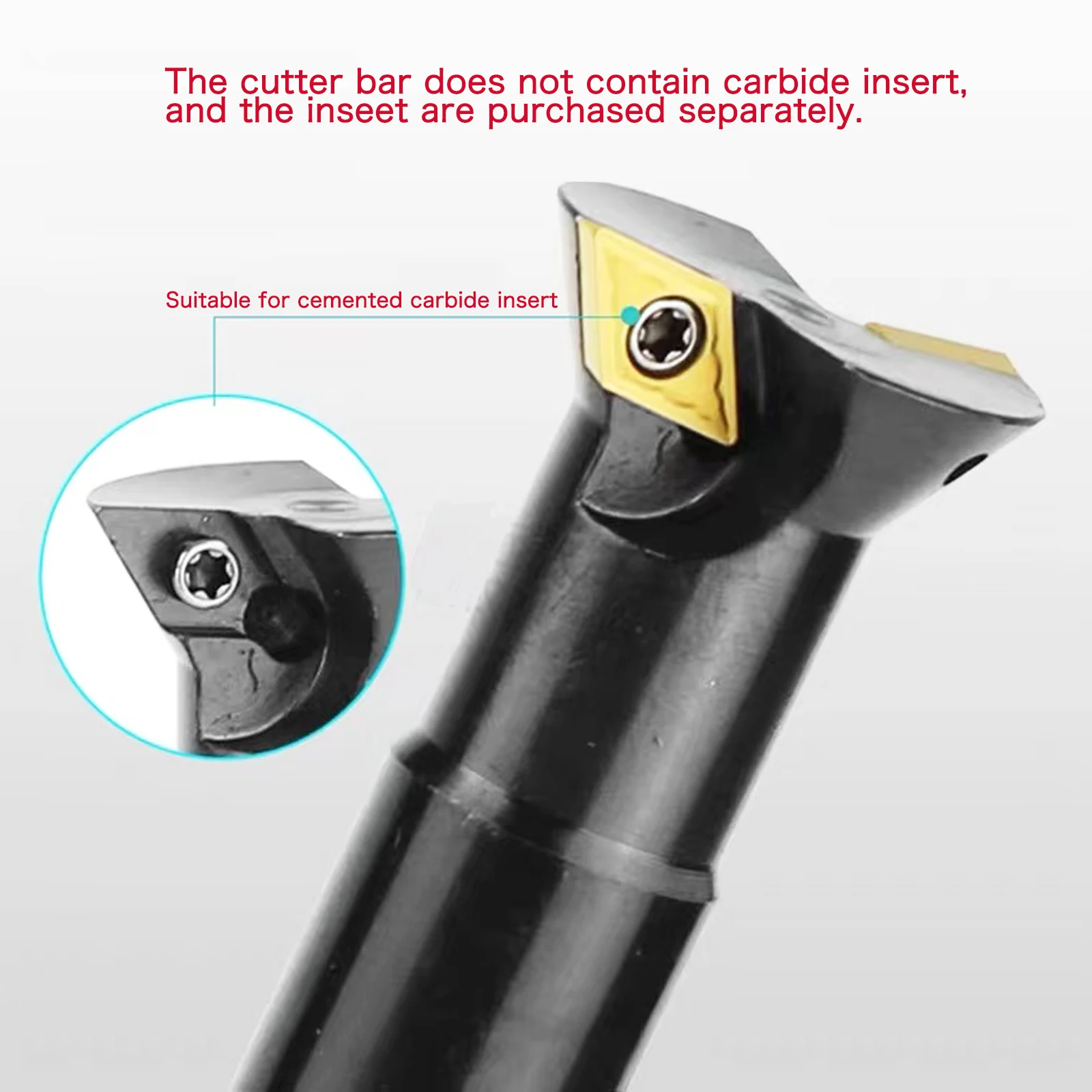 NC Dovetail Slot Milling Cutter Bar Straight Handle YW45 55 60 Degrees Machining Center Tool Replaceable Carbide Insert Type