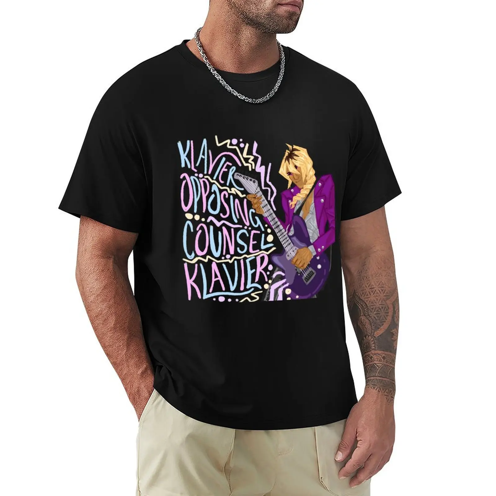 

Klavier Gavin-- Oposing Counsel T-Shirt Relaxed Fit Casual Short Sleeve Top