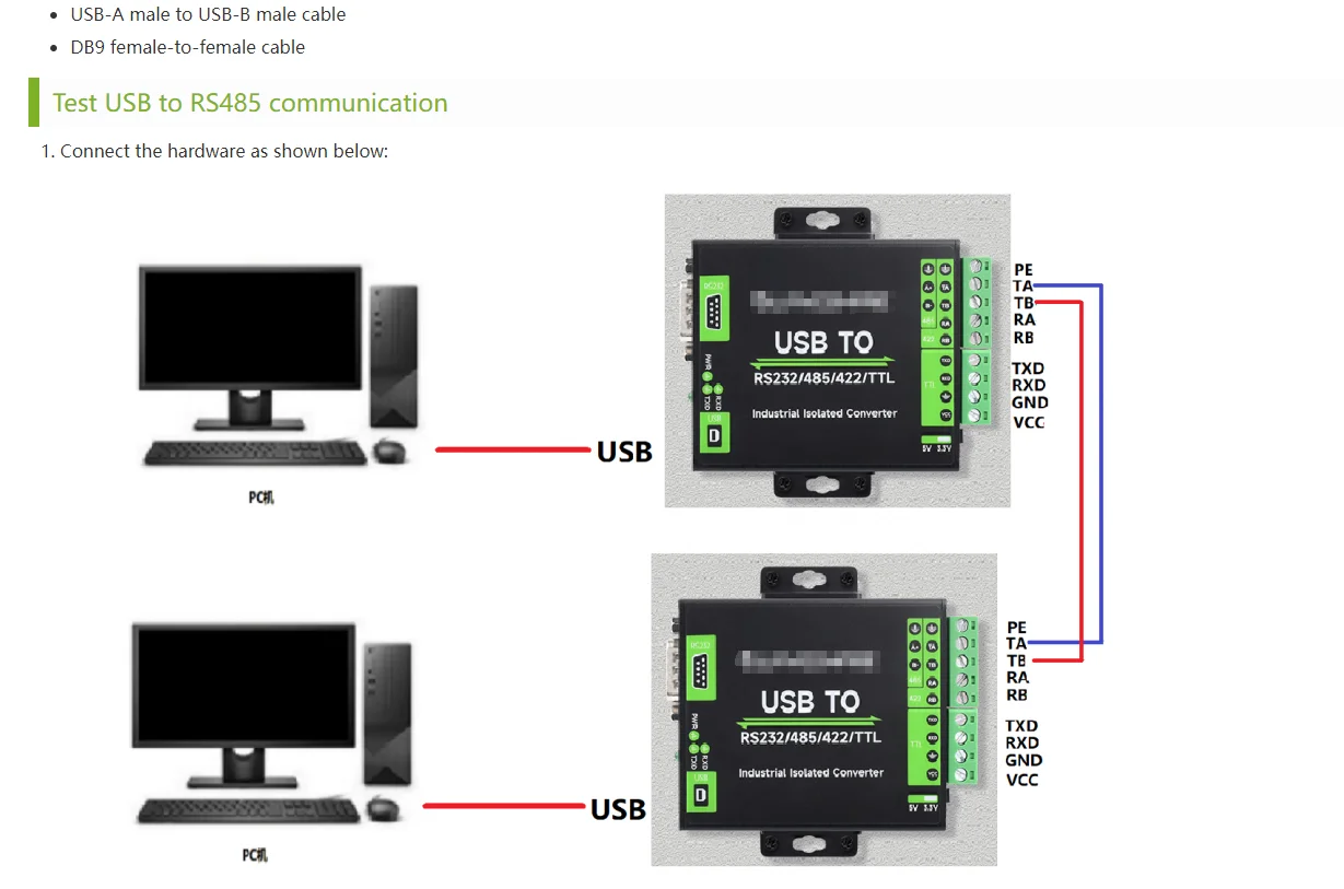 USB-zu-RS232/RS485/RS422/TTL-Konverter, industrieller Isolationstyp, FT232RNL-Chip-Schema – Detail 13
