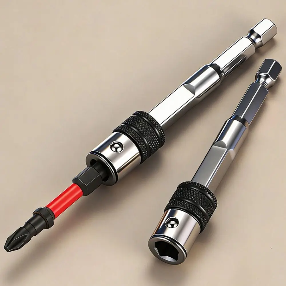 Tool Adapter Portable Extension Rod Self-Locking Dual Use Extension Fast Position Stable Connect Quick Release Tool Matching