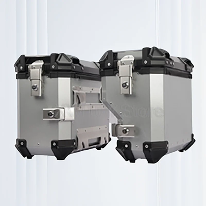 

35L Motorcycle Side Box Universal for 1200GS 1250GS Lockable Helmet Luggage Storage Rear Tour Box with Frame Avoid Right Pipe