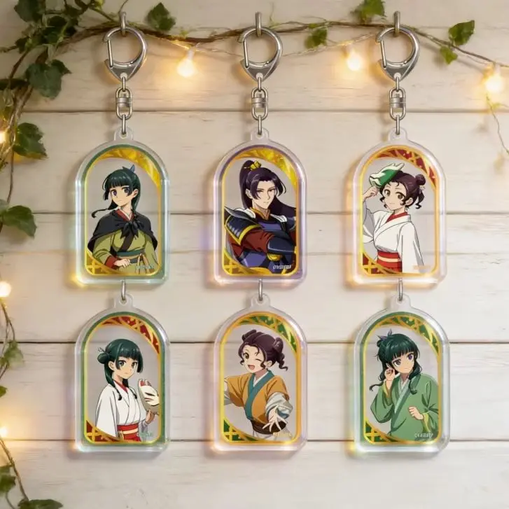 6CM HD The Apothecary Diaries Anime Jinshi Maomao Acrylic Keychain Collecting Pendant Bag Car Keychain Cosplay Toy For Gift