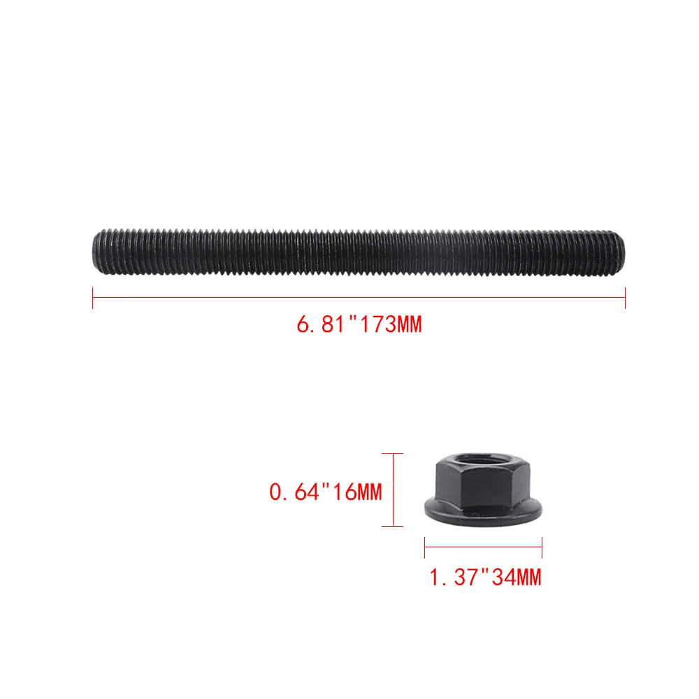 RASTP-Steel Harmonic Balancer Install Tool Crank Pulley Installer Crankshaft For GM 1997-Up LS1 / LS Crank Engines RS-TC023