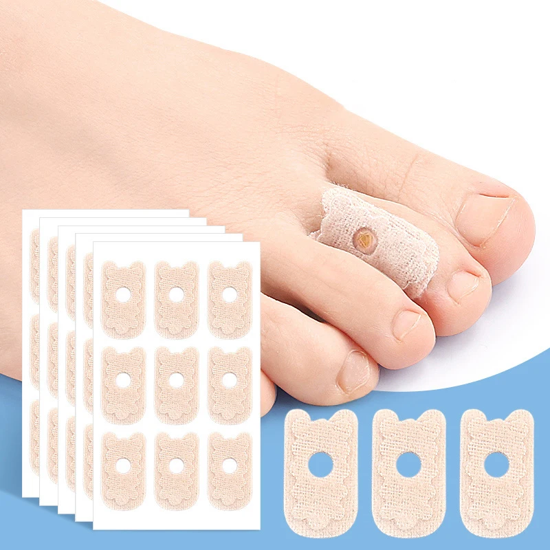 Voetbeschermers Pads Maïs KillerToe Protector U-vormige Kip Ooglapje Anti-slijtage Voet Terloops hoge hakken Stickers aanbrengen