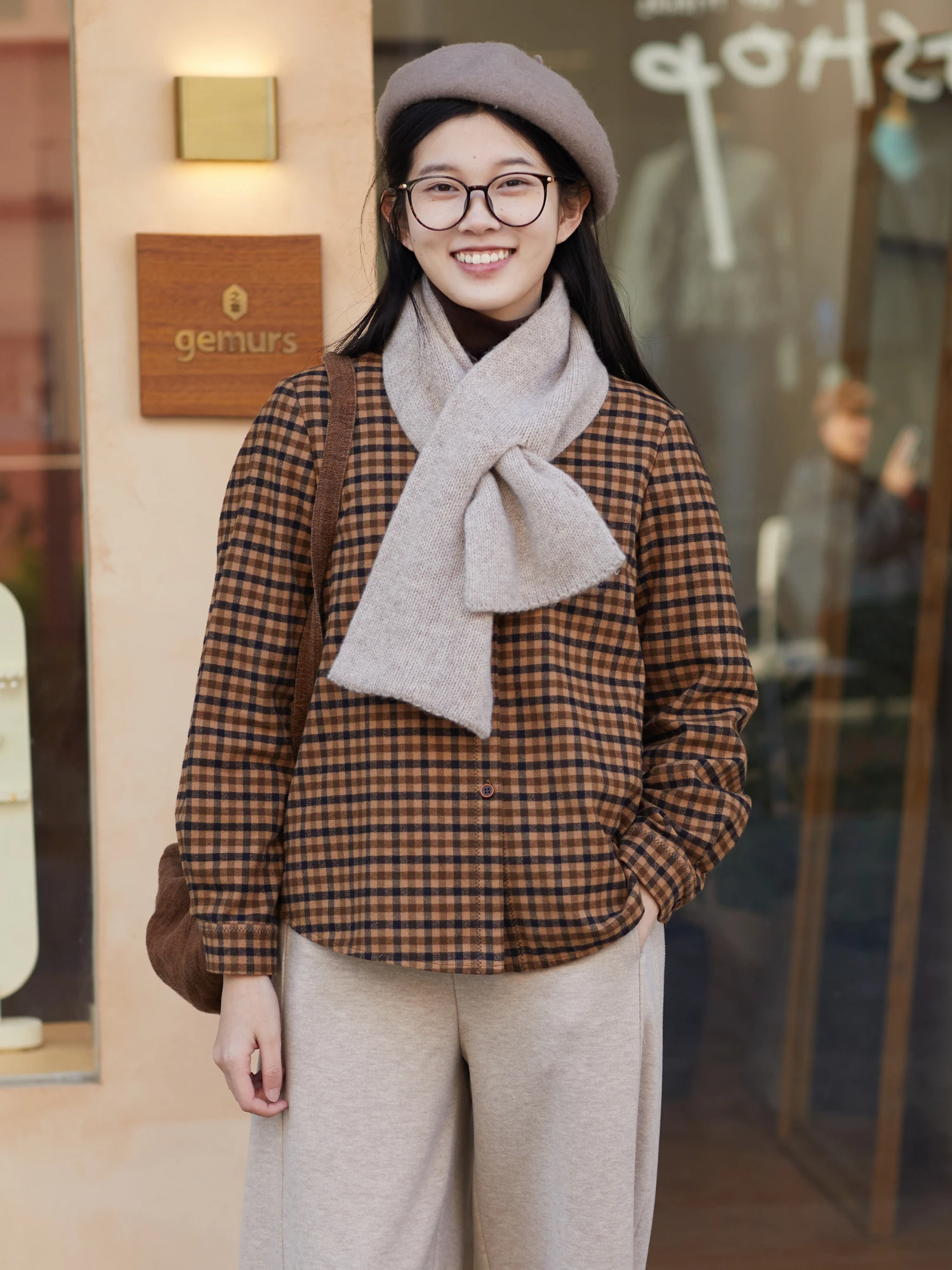 

Зимняя утепленная фланелевая хлопковая рубашка для женщин с длинным рукавом, воротником-стойкой, для повседневной носки, из чистого хлопка и льна