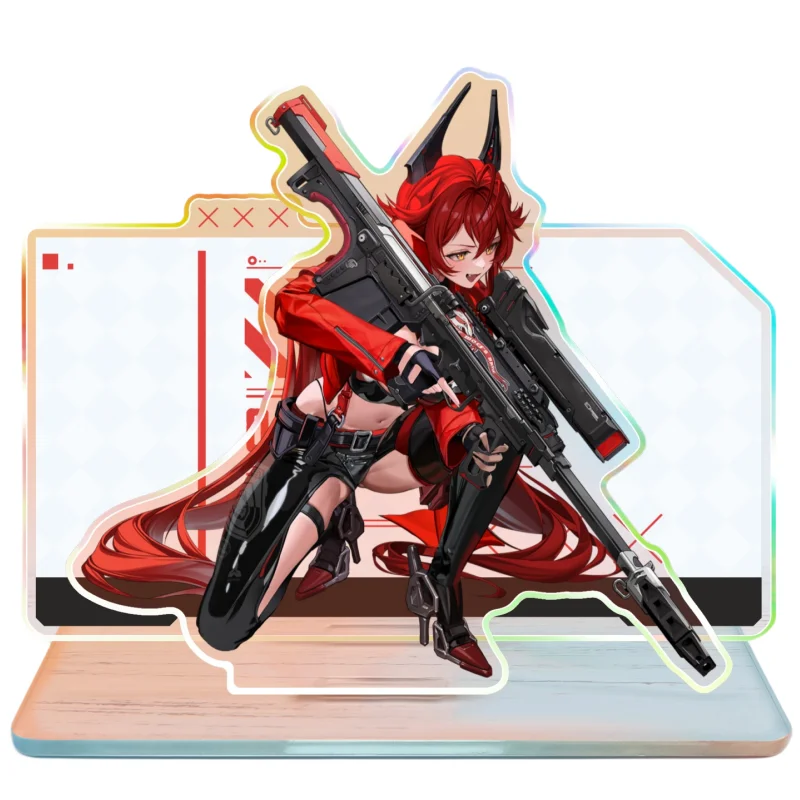 NIKKE The Goddess of Victory personaggi del gioco Anime Scarlet-Black Shadow Series Laser Double insert Character Stand ACG Toys