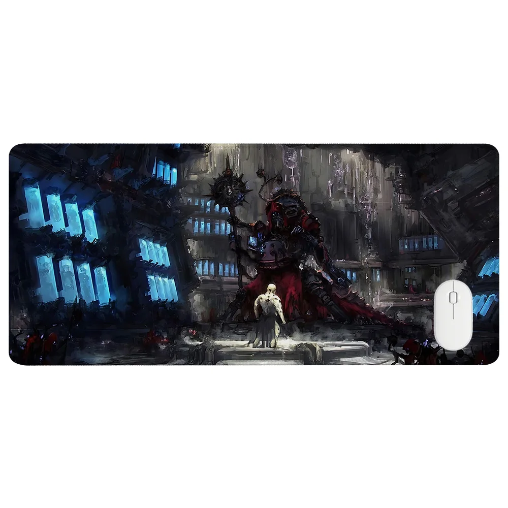 H-Hammer Mouse Pad War Gaming Setup Accessories Office Gamer Cabinet Computer Table Mousepad 40K Desk Mat Keyboard Extended Mats