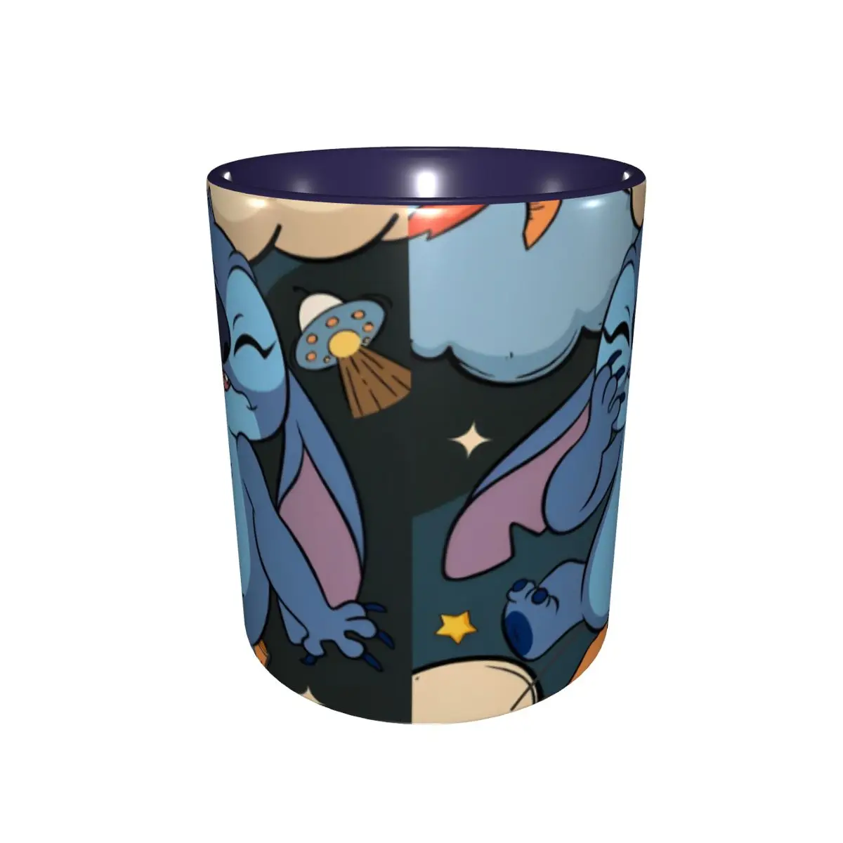 Cute Stitch & Lilo Cartoon Coffee Mug Novelty Cup For Bedroom