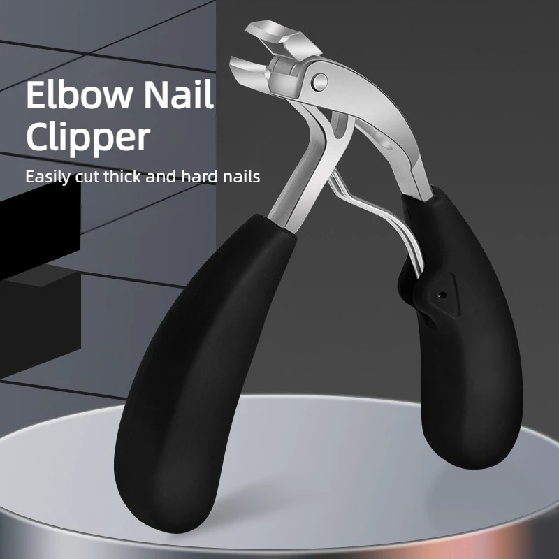 Stainless Steel Elbow Nail Clippers with Large Opening Nail Clippers Set Decoration Nail Cutter Tools Manicure Care Gifts