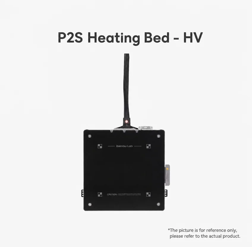 HV Heatbed - P2S for Bambu Lab 3D Printer Replacement Accessories