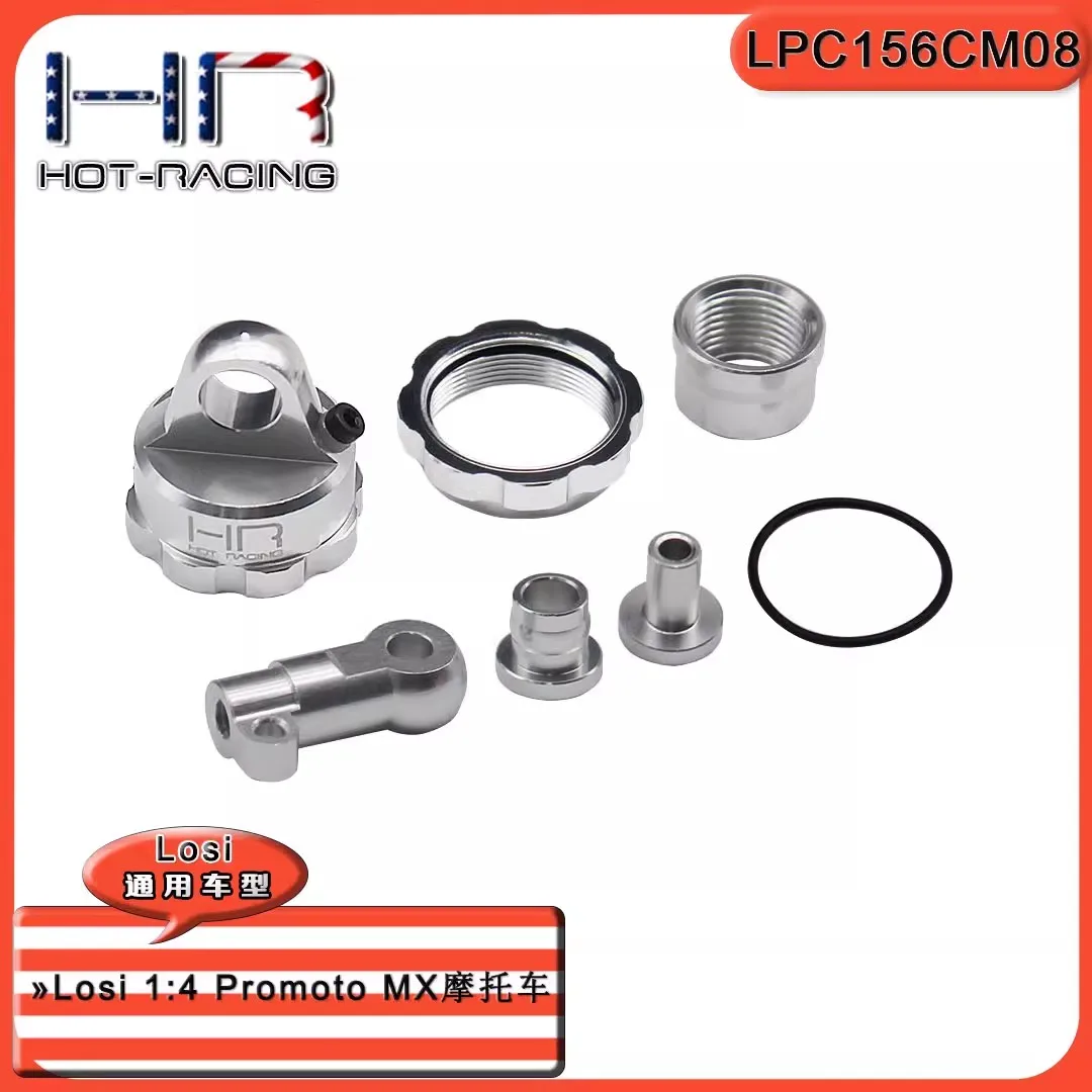 Kit de mise à niveau d'amortisseur en aluminium HR pour moto Losi PromPain MX, 1/4