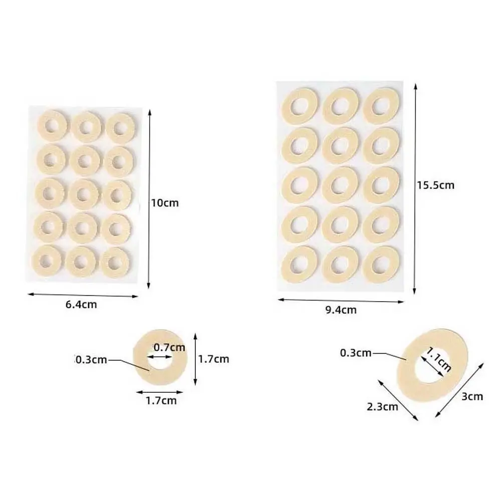 Almohadillas de látex para dedos de los pies, almohadillas para juanetes, Protector de juanetes, pegatina antidesgaste, almohadillas para callos