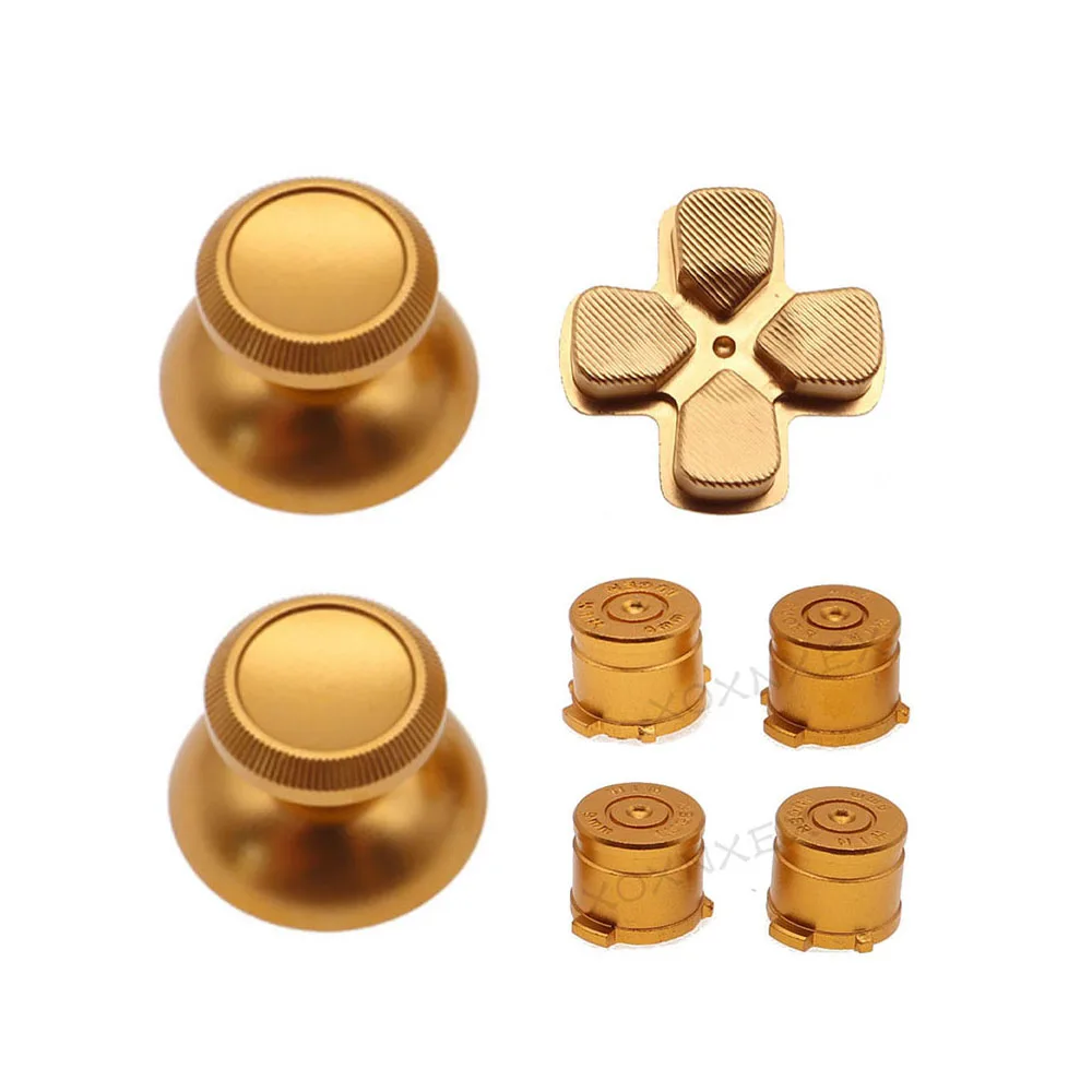 أزرار Dpad ABXY المعدنية لوحدة تحكم PS4 Xbox One، عصا تحكم بديلة مخصصة من الألومنيوم لملحقات ألعاب PS4