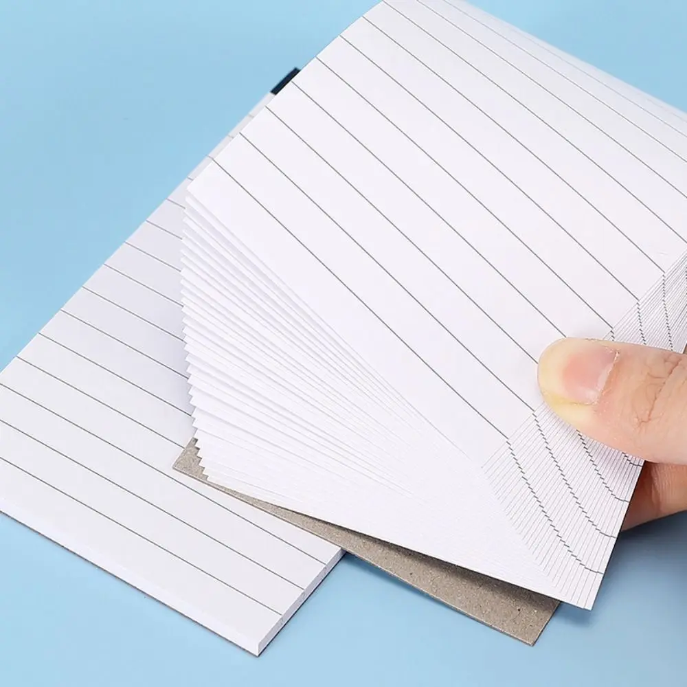 Retro A7 Size Mini Notebook Leather Cover Elastic Band Memo Pad Multifunction 30 Sheets Portable Planner Pocket Carry