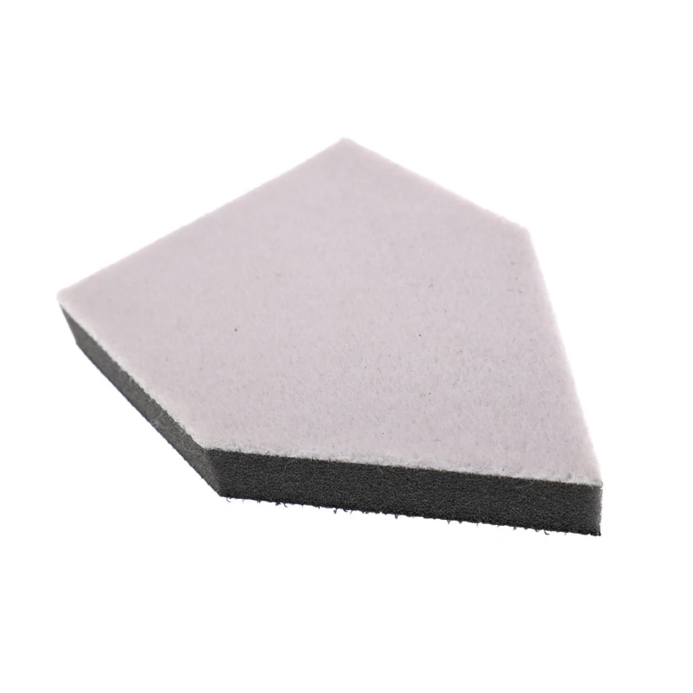 Triangle Sandpaper Sheets 65x92mm For Detail Sander 80Pcs Assorted Grits 60-240 Aluminum Oxide Polishing Pads Wood Metal Glass